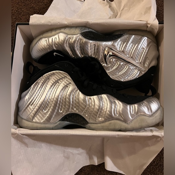 silver foamposite pro